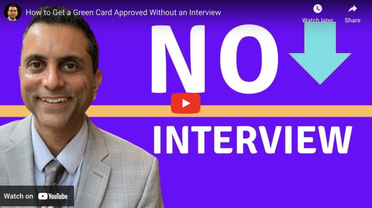 How To Get A Green Card Approved Without An Interview